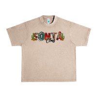 French Oak western christmas santa claus sunflowers and cactus Urban Heavy Tee - Jasminsmagicworld