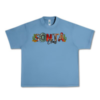 Pebble Blue western christmas santa claus sunflowers and cactus Urban Heavy Tee - Jasminsmagicworld