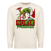 Sandshell Christmas Character Nurse Premium Sweatshirt - NancyCooperArtShop