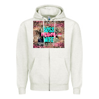 Oatmeal Heather boss mom wife Zipper Hoodie - LillyAllenDesigns