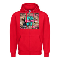 Red boss mom wife Zipper Hoodie - LillyAllenDesigns