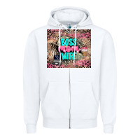 White boss mom wife Zipper Hoodie - LillyAllenDesigns