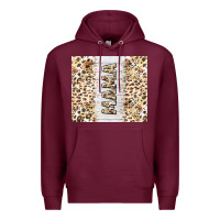Burgundy mother's day mama leopard tumbler tbs Premium Hoodie - TumblerDesignByShophia