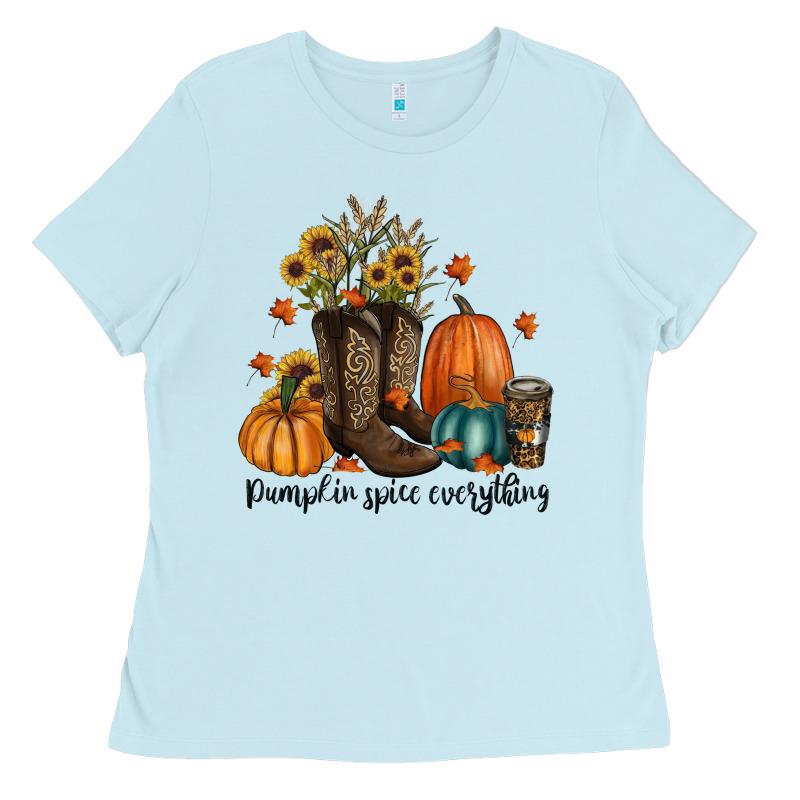 Pumpkin Spice Everything Ladies Tee by RanaPortraitStore | Teevron