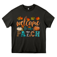 Asphalt welcome to our patch Heavy Core Tee - HRA Design Shop