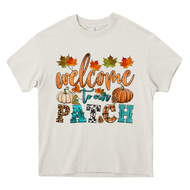 Welcome To Our Patch Heavy Core Tee by HRA Design Shop | Teevron