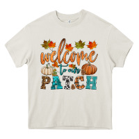 Cream welcome to our patch Heavy Core Tee - HRA Design Shop