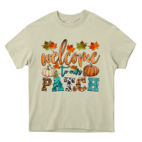 Mossy welcome to our patch Heavy Core Tee - HRA Design Shop