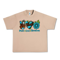 Burro peace love  gemstone Urban Heavy Tee - AdoDesignShop