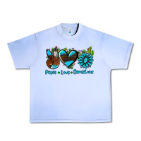 Grape Ice peace love  gemstone Urban Heavy Tee - AdoDesignShop