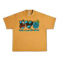 Peanut Butter peace love  gemstone Urban Heavy Tee - AdoDesignShop