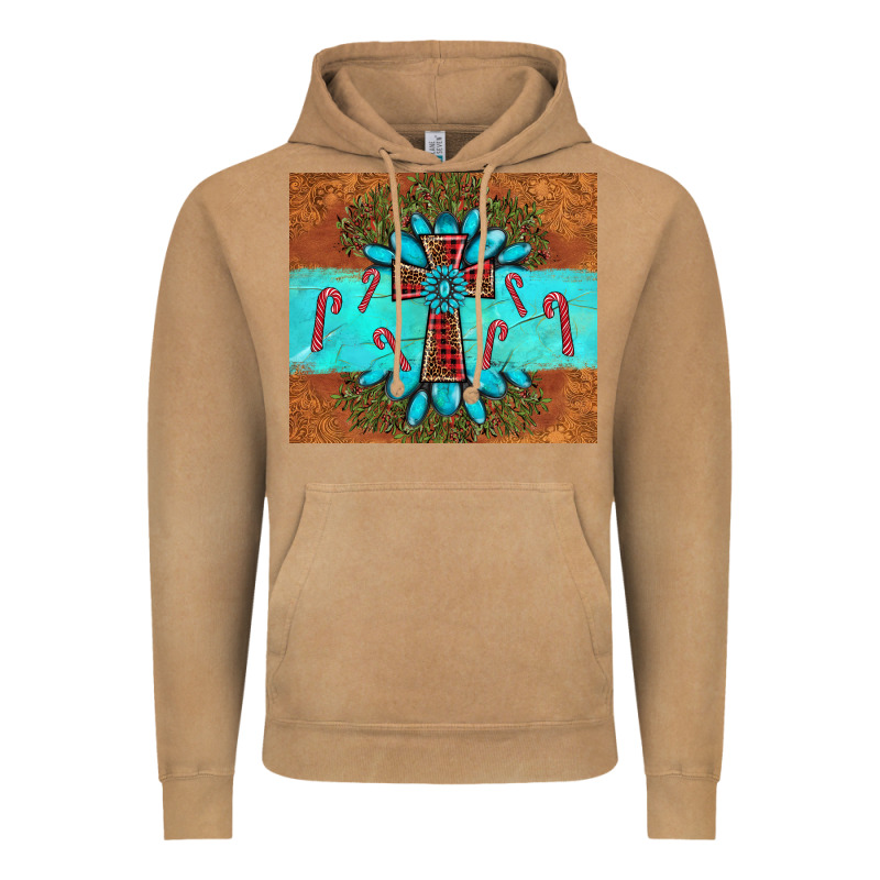 Christmas Cross Gemstone Vintage Hoodie by AdoDesignShop | Teevron