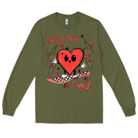 Army Green cooler than cupid Long Sleeve Tee - MaliasSmallBusiness