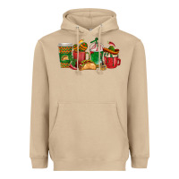 Mushroom Tacos Coffee Cups Heavyweight Hoodie - texasbilliewilder
