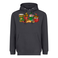 Smoke Tacos Coffee Cups Heavyweight Hoodie - texasbilliewilder