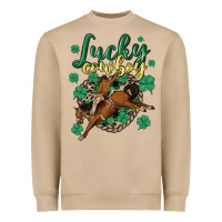 Mushroom lucky cowboy Heavyweight Sweatshirt - MaliasSmallBusiness