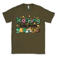 Army Green teaching lucky charm Classic Tee - MaliasSmallBusiness