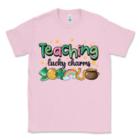 Bubblegum Pink teaching lucky charm Classic Tee - MaliasSmallBusiness