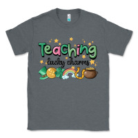 Charcoal Heather teaching lucky charm Classic Tee - MaliasSmallBusiness