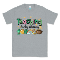 Heather Grey teaching lucky charm Classic Tee - MaliasSmallBusiness