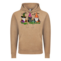 Vintage Coffee Happy Halloween Gnome Pumpkin Vintage Hoodie - RanaPortraitStore