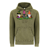 Vintage Olive Happy Halloween Gnome Pumpkin Vintage Hoodie - RanaPortraitStore