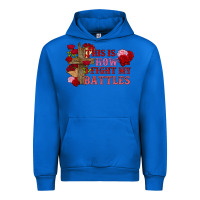 Cobalt This is how i fight my battles Valentine's Day Urban Hoodie - FaDigitalArtStudio
