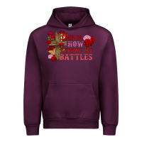 Mauve Wine This is how i fight my battles Valentine's Day Urban Hoodie - FaDigitalArtStudio