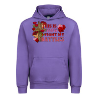 Tulip This is how i fight my battles Valentine's Day Urban Hoodie - FaDigitalArtStudio