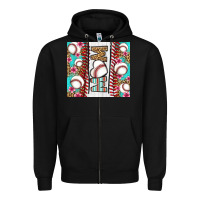 Black baseball mom Zipper Hoodie - LillyAllenDesigns