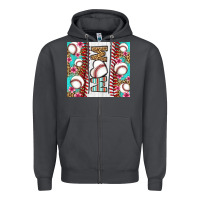 Smoke baseball mom Zipper Hoodie - LillyAllenDesigns
