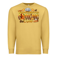 Antique Gold Thanksgiving Cooking Crew Premium Sweatshirt - texasbilliewilder