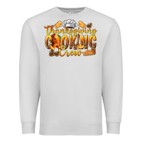 Dove Grey Thanksgiving Cooking Crew Premium Sweatshirt - texasbilliewilder
