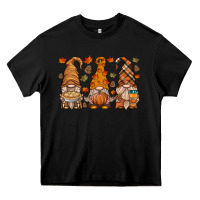 Black fall gnome Heavy Core Tee - HRA Design Shop
