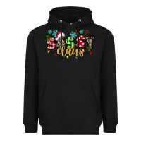 Black Sassy Claus Heavyweight Hoodie - texasbilliewilder