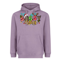 Lavender Sassy Claus Heavyweight Hoodie - texasbilliewilder