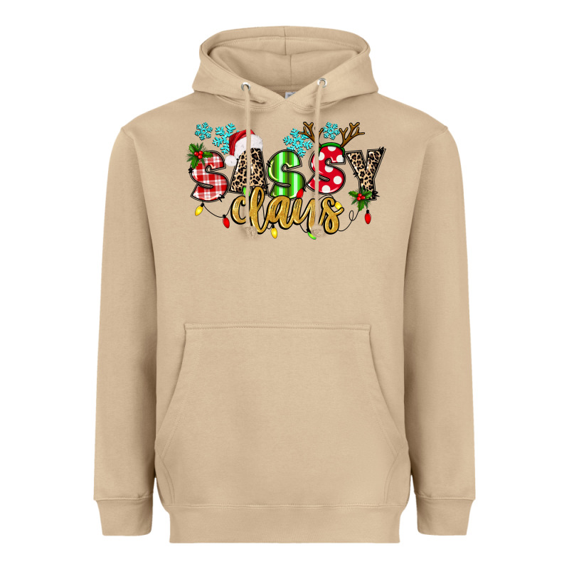Sassy Claus Heavyweight Hoodie by texasbilliewilder | Teevron