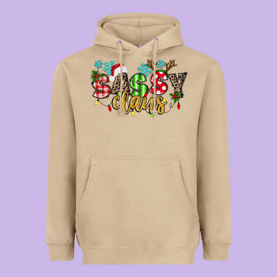 Sassy Claus Heavyweight Hoodie Designed By Texasbilliewilder