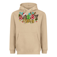 Mushroom Sassy Claus Heavyweight Hoodie - texasbilliewilder