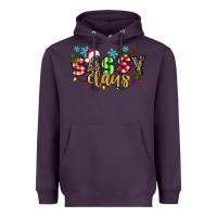 Plum Sassy Claus Heavyweight Hoodie - texasbilliewilder