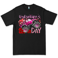 Black valentines day monster truck Premium Tee - RacoonDesign