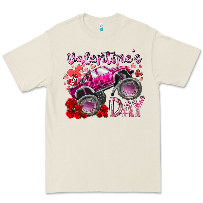 Valentines Day Monster Truck Premium Tee by RacoonDesign | Teevron