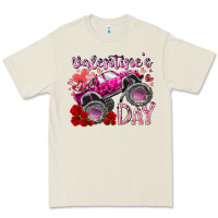 Bone valentines day monster truck Premium Tee - RacoonDesign