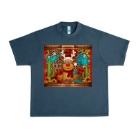 Midnight Navy western christmas reindeer Urban Heavy Tee - Jasminsmagicworld