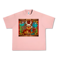 Salmon western christmas reindeer Urban Heavy Tee - Jasminsmagicworld