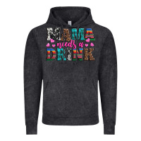 Vintage Black western mama needs a drink Vintage Hoodie - Artiststas