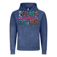 Vintage Denim western mama needs a drink Vintage Hoodie - Artiststas