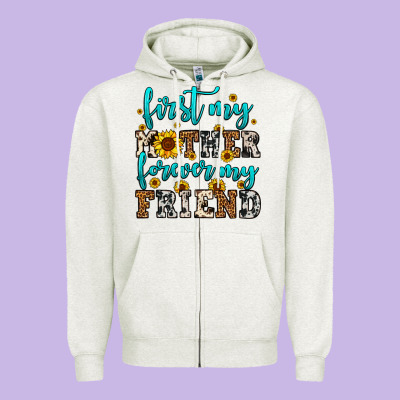 Name Mother And Friend Tribute Design Zipper Hoodie Designed By Lillyallendesigns