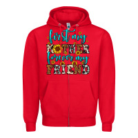 Red name mother and friend tribute design Zipper Hoodie - LillyAllenDesigns