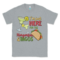 Heather Grey i'm here for the margaritas and tacos Classic Tee - MaliasSmallBusiness